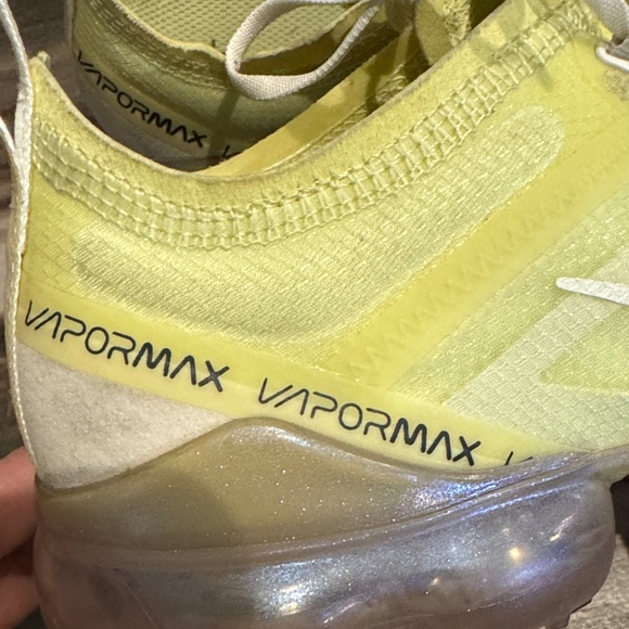 Nike Women's Vapormax Yellow Sneakers - Picture 2 of 14